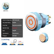 Orange DPDT Maintained