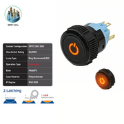 Orange DPDT Maintained