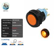 Orange DPDT Maintained