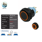 Orange DPDT Maintained