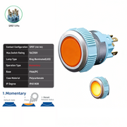 Orange SPDT Momentary