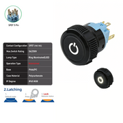 White SPDT Maintained