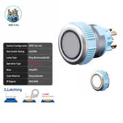 White SPDT Maintained