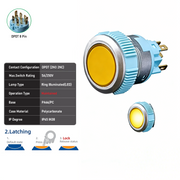 Yellow DPDT Maintained