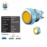 Yellow SPDT Maintained