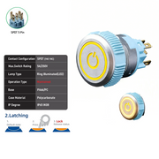 Yellow SPDT Maintained