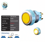 Yellow DPDT Momentary