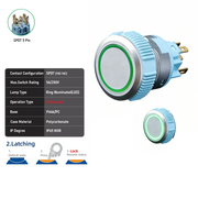 Green SPDT Maintained