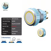 Yellow DPDT Momentary