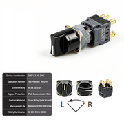 2-Positions DPDT Momentary