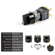 3-Positions SPDT Momentary