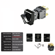 3-Positions TPDT Left Lock Right Reset