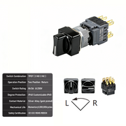 2-Positions TPDT Momentary