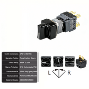 3-Positions SPDT Momentary