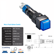 Blue SPDT Latching