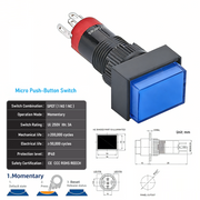 Blue SPDT Momentary