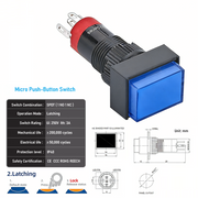 Blue SPDT Latching