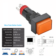 Orange SPDT Latching