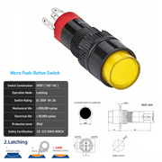 Yellow SPDT Latching