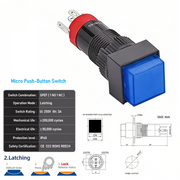 Blue SPDT Latching