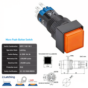 Orange SPDT Latching