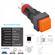 Orange SPDT Latching