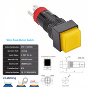 Yellow SPDT Latching