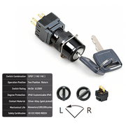 2-Positions SPDT Momentary