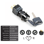 3-Positions SPDT Momentary