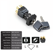 2-Positions DPDT Momentary