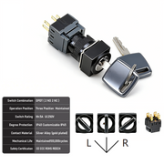 3-Positions DPDT Maintained