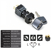 3-Positions DPDT Momentary