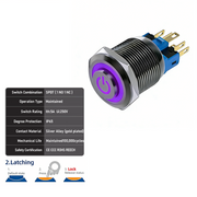 Purple SPDT Latching