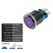 Purple SPDT Latching