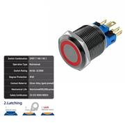 Red SPDT Latching
