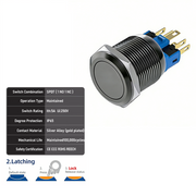 Black SPDT Latching