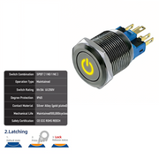 Yellow SPDT Latching