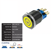 Yellow SPDT Latching