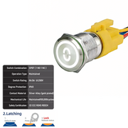 WhiteSPDT Latching Number 0