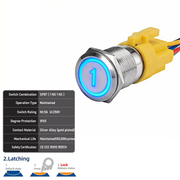 Blue SPDT Latching Number 1