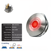 Red SPDT Latching