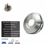 White SPDT Latching