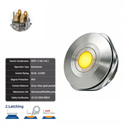 Yellow DPDT Latching