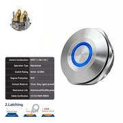 Blue DPDT Latching