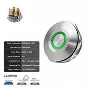 Green DPDT Latching