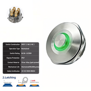 Green DPDT Latching