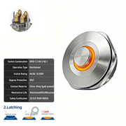 Orange DPDT Latching