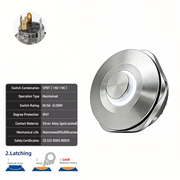 White SPDT Latching