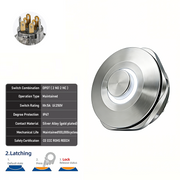 White DPDT Latching