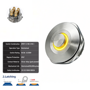 Yellow DPDT Latching